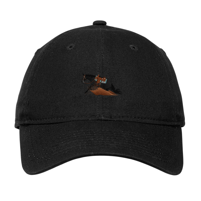 Black Reining Horse - Equine Rampaige Adjustable Cap | Artistshot