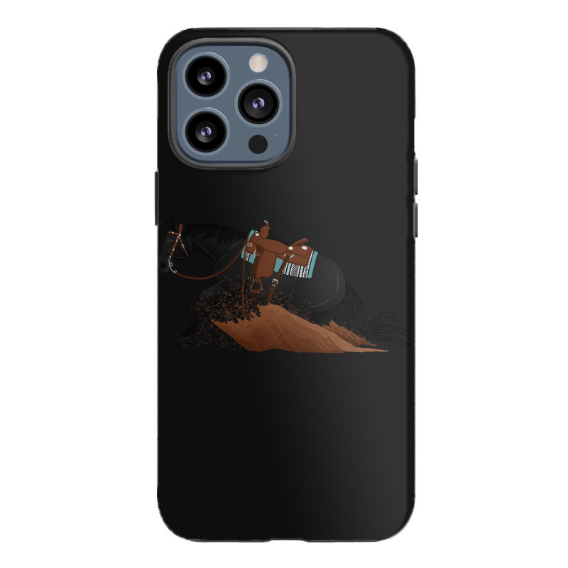 Black Reining Horse - Equine Rampaige Iphone 13 Pro Max Case | Artistshot