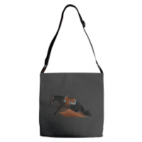 Black Reining Horse - Equine Rampaige Adjustable Strap Totes | Artistshot