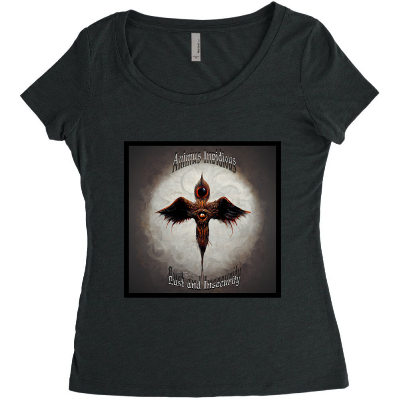 Animus Invidious Lust & Insecurity Women's Triblend Scoop T-shirt by templetracking23 | Artistshot