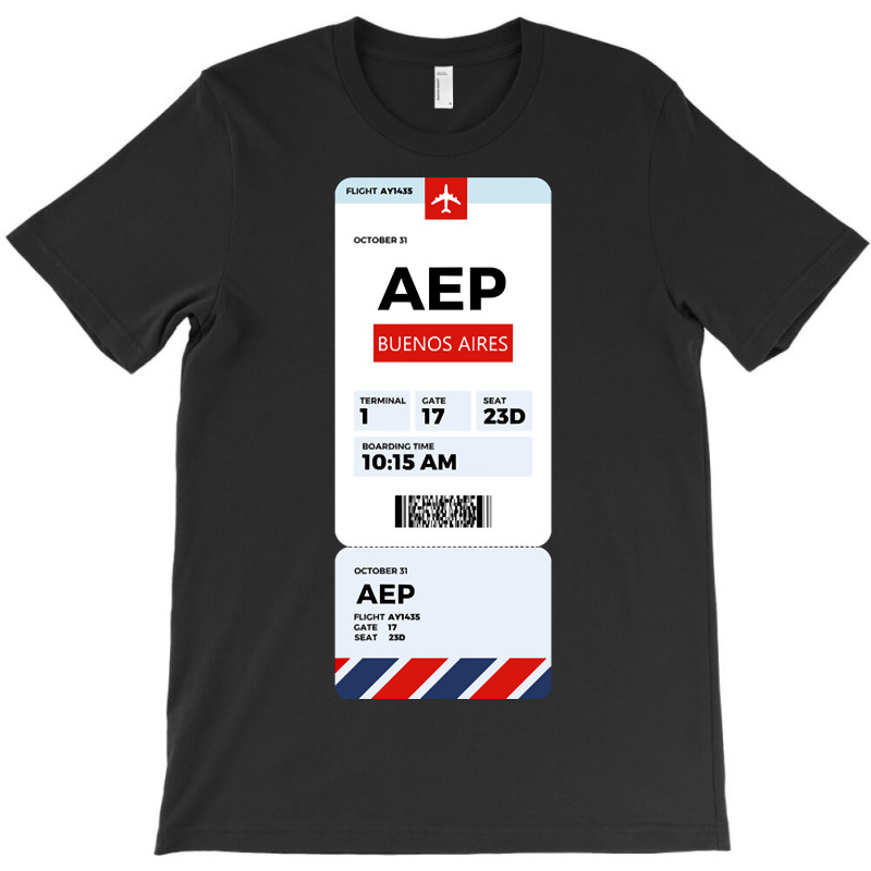 Buenos Aires Boarding Pass T-shirt | Artistshot