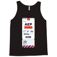 Buenos Aires Boarding Pass Tank Top | Artistshot