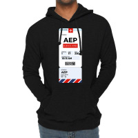 Buenos Aires Boarding Pass Lightweight Hoodie | Artistshot