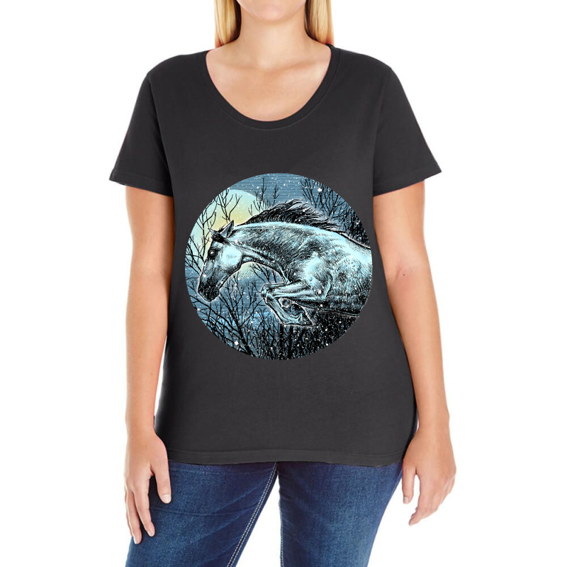 Andalusian Ladies Curvy T-Shirt by fumbledeafness270 | Artistshot