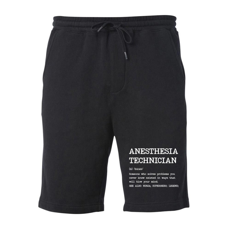 Anesthesia Technician - Definition Design Fleece Short | Artistshot