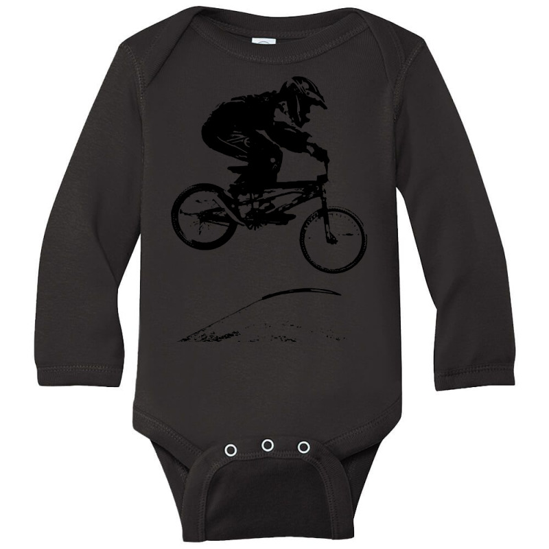 Bmx Racing-sbwwo Long Sleeve Baby Bodysuit | Artistshot