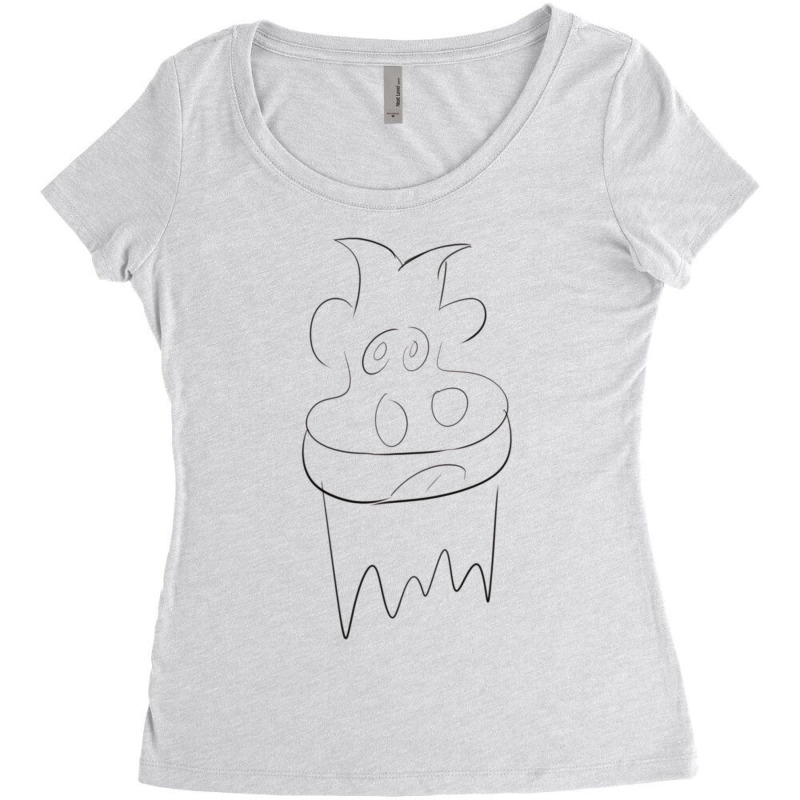 Dragon Women's Triblend Scoop T-shirt by RONALDPOYNTER | Artistshot