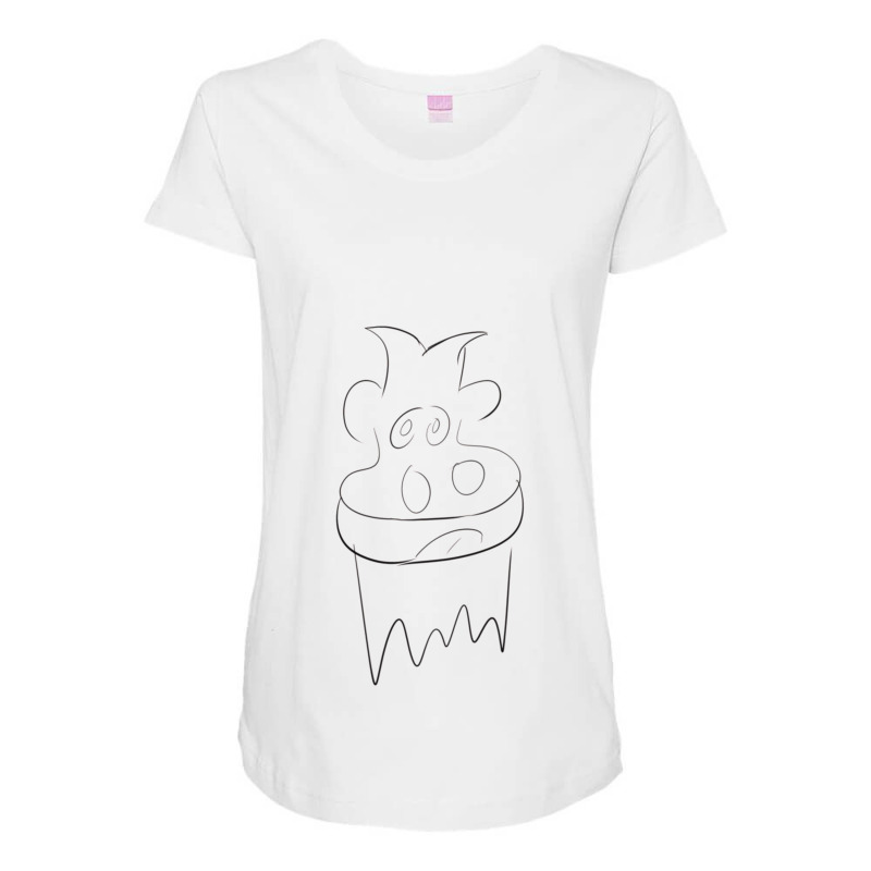 Dragon Maternity Scoop Neck T-shirt by RONALDPOYNTER | Artistshot