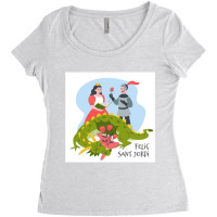 Felic Sant Jordi Women's Triblend Scoop T-shirt | Artistshot