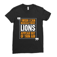 Lion Animal Wildlife - Lioness Big Cat Lion Ladies Fitted T-shirt | Artistshot