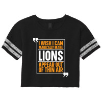 Lion Animal Wildlife - Lioness Big Cat Lion Scorecard Crop Tee | Artistshot