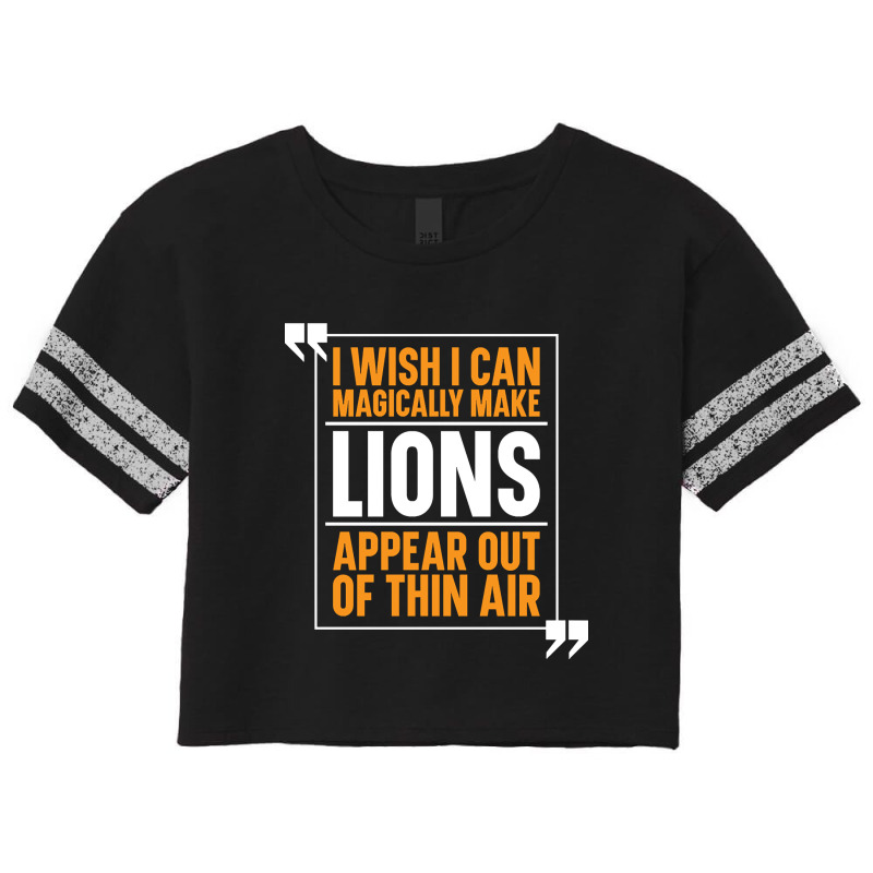 Lion Animal Wildlife - Lioness Big Cat Lion Scorecard Crop Tee by gaugebayou45 | Artistshot