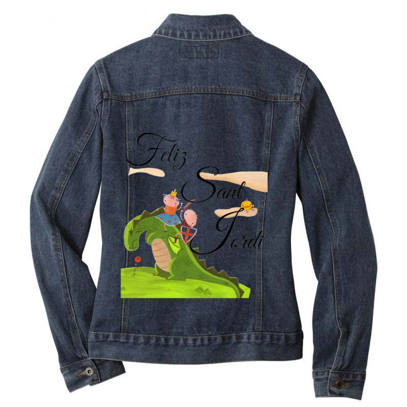 Sant Jordi Ladies Denim Jacket by RONALDPOYNTER | Artistshot