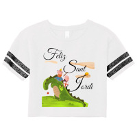 Sant Jordi Scorecard Crop Tee | Artistshot