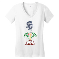 Sant Jordi Women's V-neck T-shirt | Artistshot