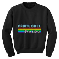 Pawtucket Rhode Island Pride Shirt Pawtucket Lgbt Gift Lgbtq Supporter Youth Sweatshirt | Artistshot