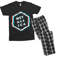 Allica Polygon Glitch Men's T-shirt Pajama Set | Artistshot