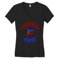 Hot Trend Lamnburg Rocks Distressed Women's V-neck T-shirt | Artistshot