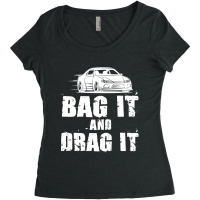 Bag It And Drag It Women's Triblend Scoop T-shirt | Artistshot