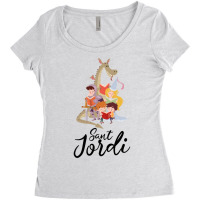 Sant Jordi Women's Triblend Scoop T-shirt | Artistshot