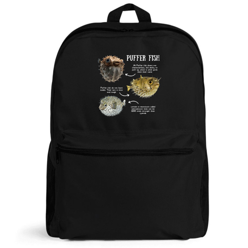 Animal Facts - Puffer Fish Backpack By Fumbledeafness270 - Artistshot
