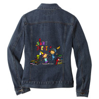 Sant Jordi   (5) Ladies Denim Jacket | Artistshot