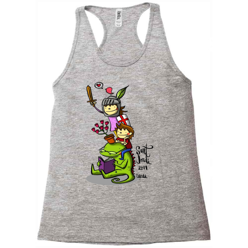 Sant Jordi Racerback Tank by RONALDPOYNTER | Artistshot