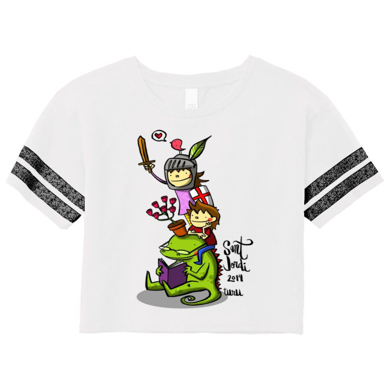 Sant Jordi Scorecard Crop Tee by RONALDPOYNTER | Artistshot