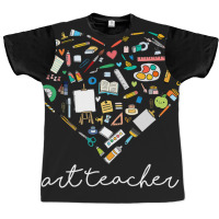 Hot Trend Love Art Teacher Teacherlife Valentine's Day Outfits Graphic T-shirt | Artistshot