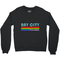 Bay City Michigan Pride Shirt Bay City Lgbt Gift Lgbtq Supporter Tee P Crewneck Sweatshirt | Artistshot