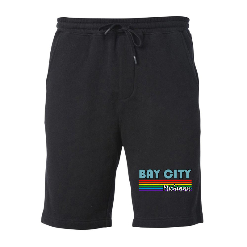 Bay City Michigan Pride Shirt Bay City Lgbt Gift Lgbtq Supporter Tee P Fleece Short by fencingderby989 | Artistshot