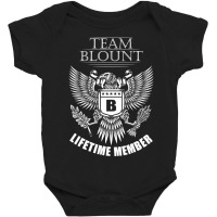 Blount Name Team Shirt Blount Lifetime Member Baby Bodysuit | Artistshot