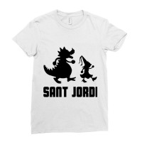 Sant Jordi Case Phone Shirthoodie - S - Gift Happiness Ladies Fitted T-shirt | Artistshot