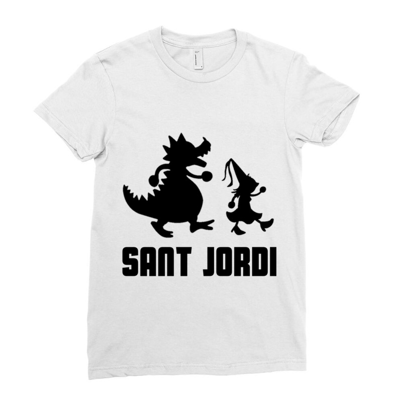 Sant Jordi Case Phone Shirthoodie - S - Gift Happiness Ladies Fitted T-Shirt by RONALDPOYNTER | Artistshot