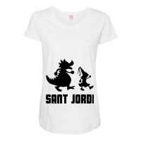 Sant Jordi Case Phone Shirthoodie - S - Gift Happiness Maternity Scoop Neck T-shirt | Artistshot