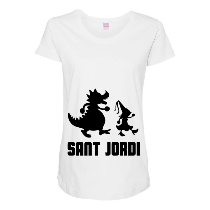 Sant Jordi Case Phone Shirthoodie - S - Gift Happiness Maternity Scoop Neck T-shirt by RONALDPOYNTER | Artistshot