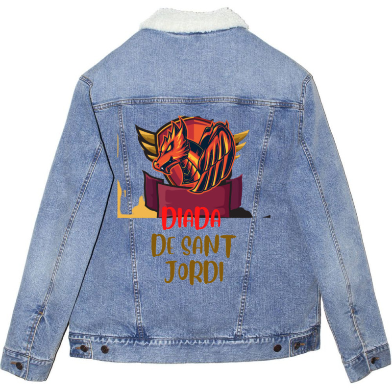 Sant Jordi Notebooks And S Unisex Sherpa-Lined Denim Jacket by RONALDPOYNTER | Artistshot