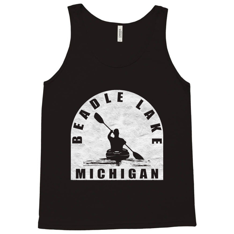 Beadle Lake Kayaking Michigan Tank Top | Artistshot