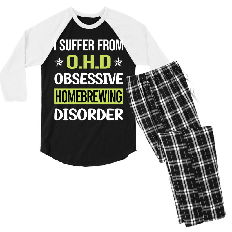 Obsessive Love Homebrewing Homebrew Homebrewer Beer Home Brew Brewing Men's 3/4 Sleeve Pajama Set by yammerbetween10 | Artistshot