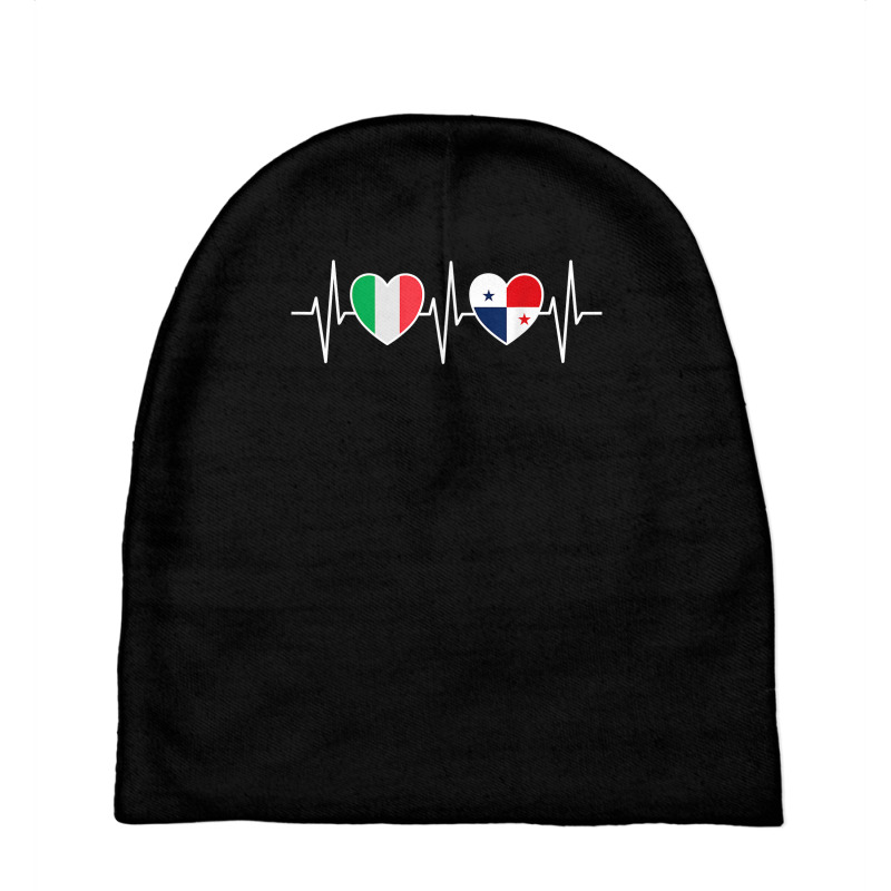 Italy And Panama Panamanian Flag Flags T Shirt Baby Beanies by sheritl9tl | Artistshot