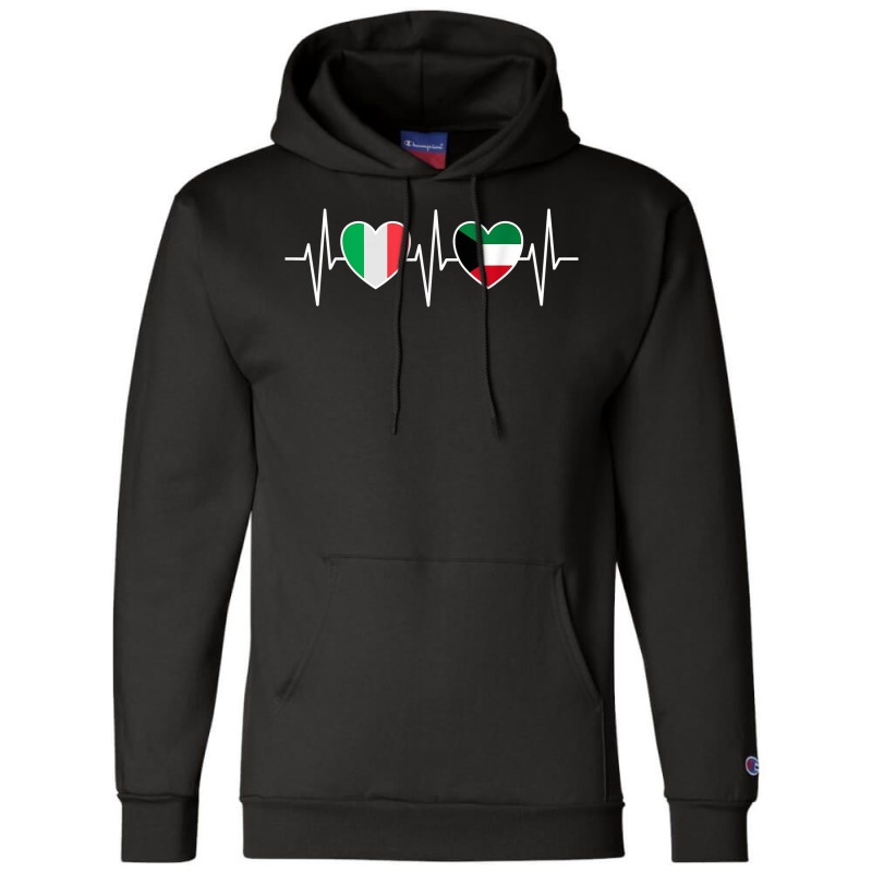 Italy And Kuwait Kuwaiti Flag Flags T Shirt Champion Hoodie by calvinittgos | Artistshot