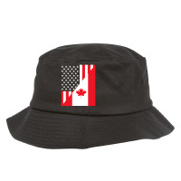 Canada  American Canadian Friendship U S Flag Canada Bucket Hat | Artistshot