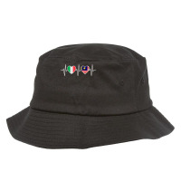 Italy And Malaysia Malaysian Flag Flags T Shirt Bucket Hat | Artistshot