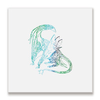 Ikran Pandora Predatory Avatar Planet Ocean Version Metal Print Square | Artistshot