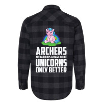 Archery Unicorn Bow Hunting Archer Crossbow Arrow Flannel Shirt | Artistshot