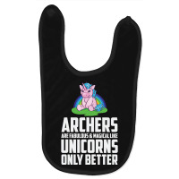 Archery Unicorn Bow Hunting Archer Crossbow Arrow Baby Bibs | Artistshot