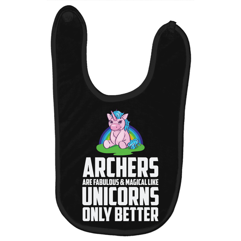 Archery Unicorn Bow Hunting Archer Crossbow Arrow Baby Bibs | Artistshot