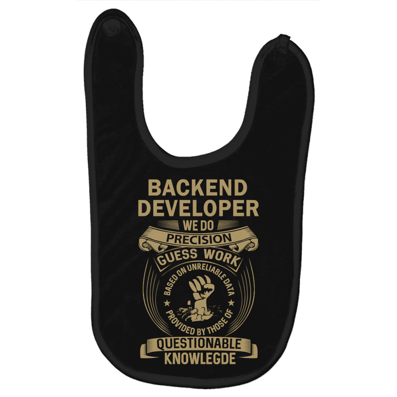 Backend Developer - We Do Precision Baby Bibs | Artistshot