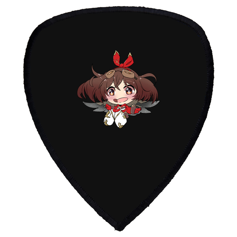 Amber Genshin Chibi Shield S Patch | Artistshot