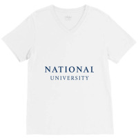 Cal, National University V-neck Tee | Artistshot